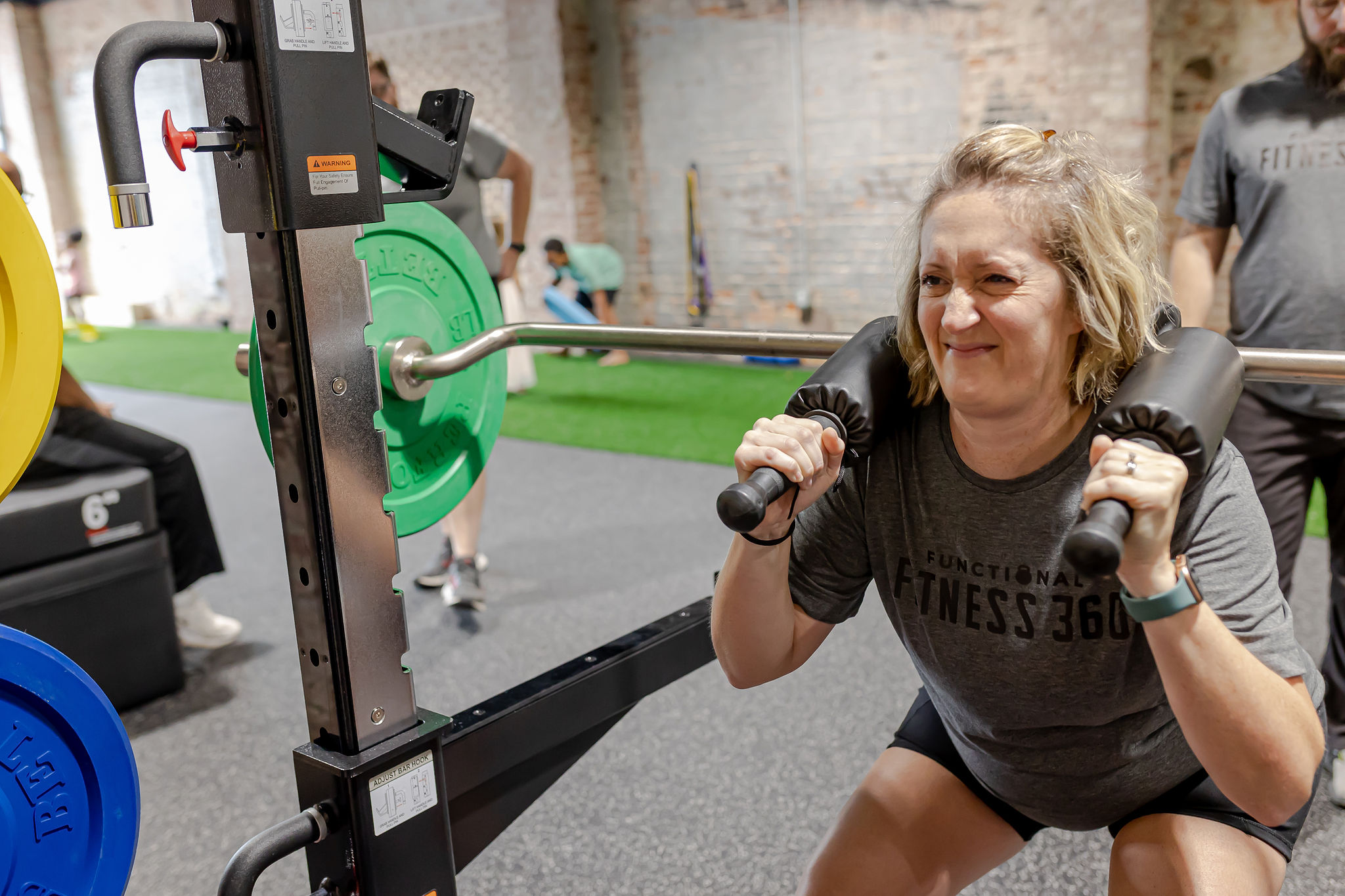 FF360 member smiling during a training session